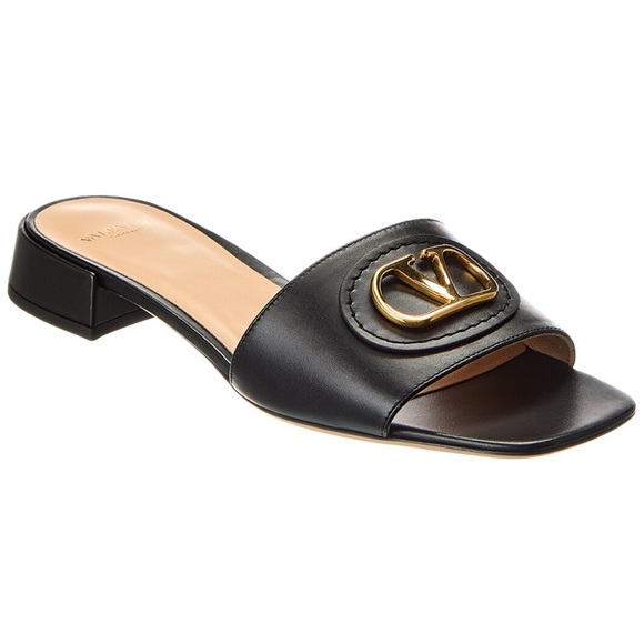 Valentino Shoes - Valentino VLogo Signature Slip-On Sandals